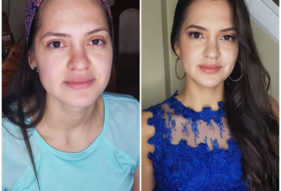 19 - Before and After Makeup